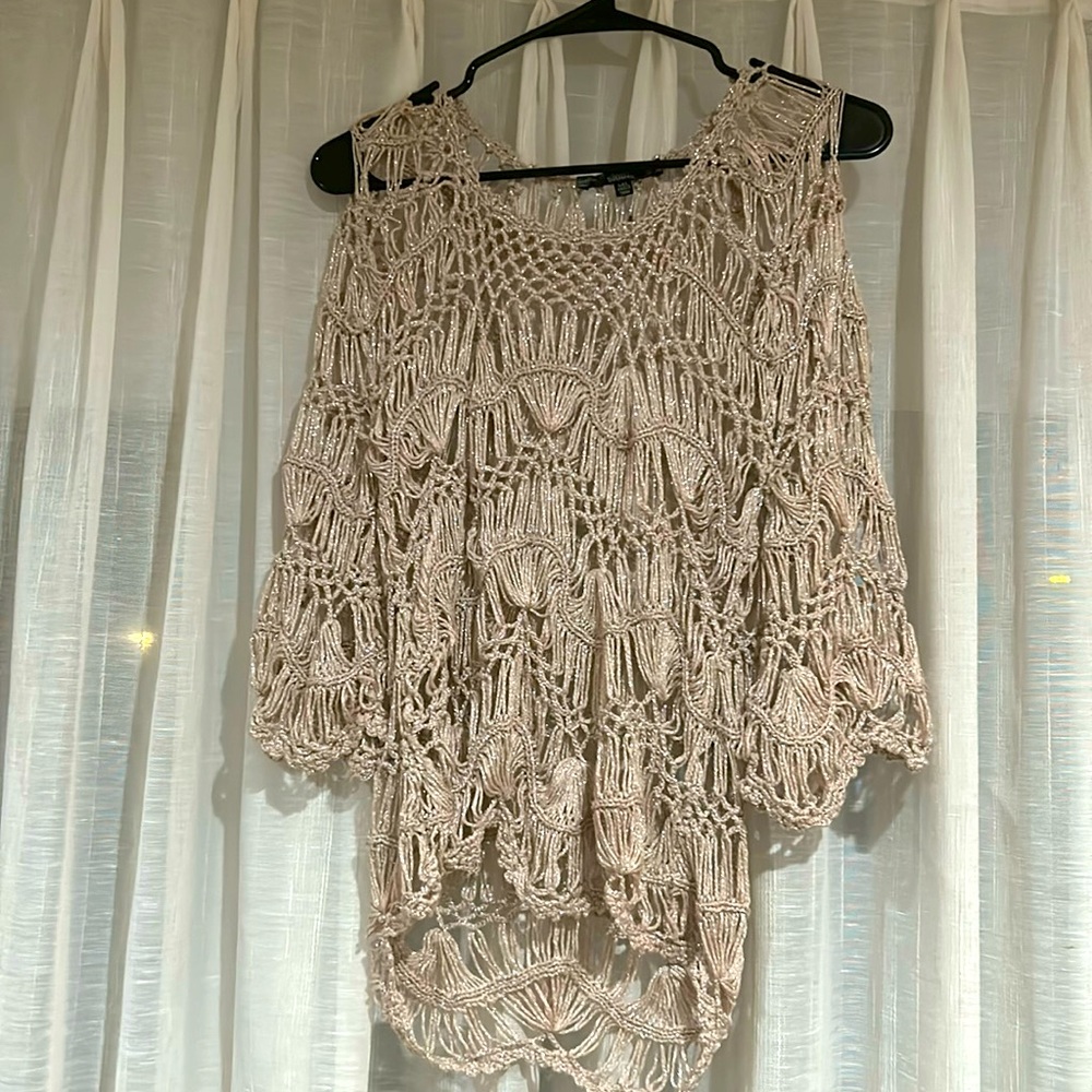 Crochet Tan Top